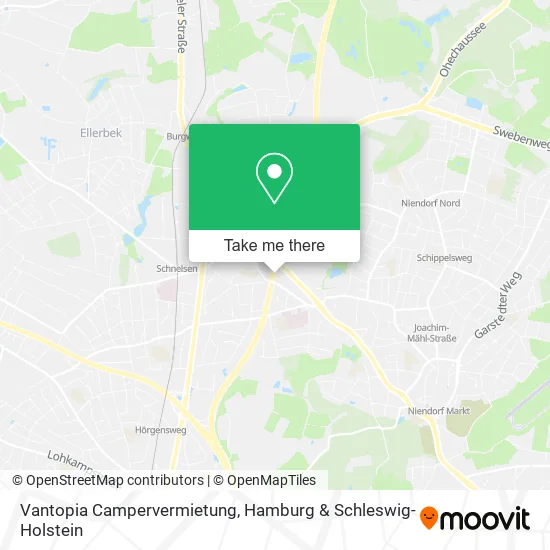 Карта Vantopia Campervermietung