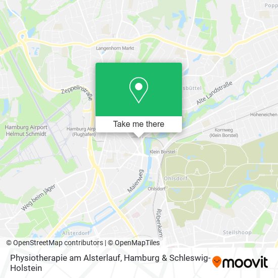 Карта Physiotherapie am Alsterlauf