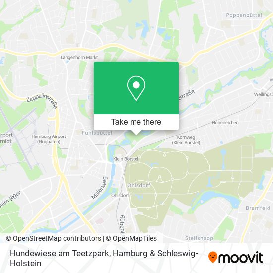 Hundewiese am Teetzpark map
