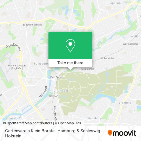 Gartenverein Klein-Borstel map
