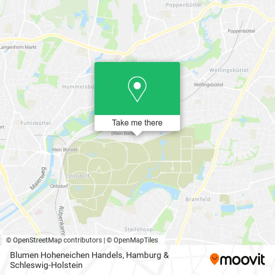 Карта Blumen Hoheneichen Handels