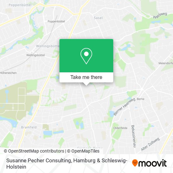 Susanne Pecher Consulting map