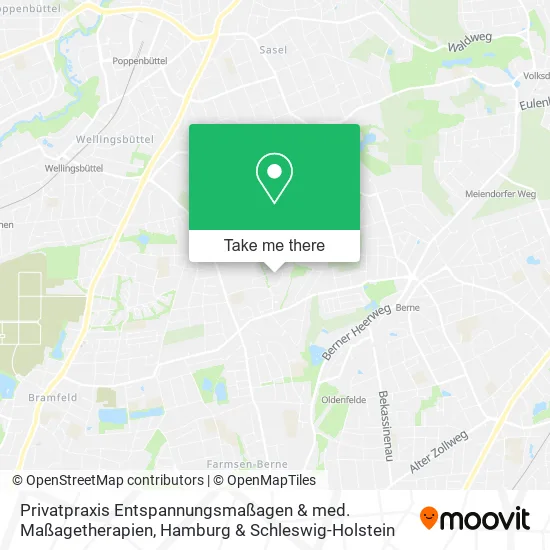 Карта Privatpraxis Entspannungsmaßagen & med. Maßagetherapien