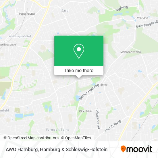 AWO Hamburg map