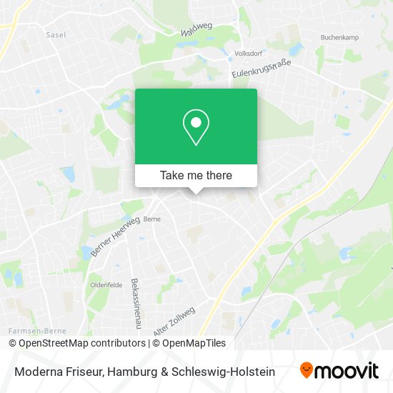 Moderna Friseur map