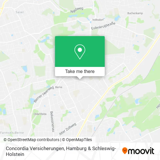 Карта Concordia Versicherungen