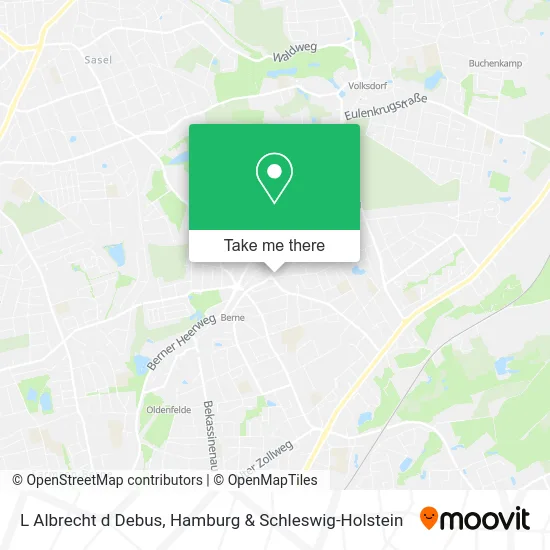 Карта L Albrecht d Debus