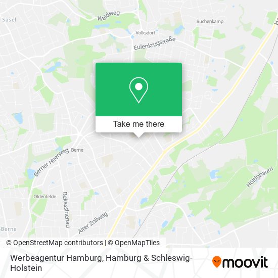 Карта Werbeagentur Hamburg