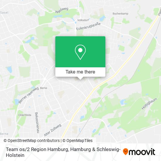 Team os/2 Region Hamburg map