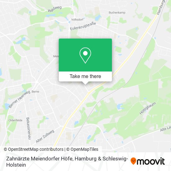 Карта Zahnärzte Meiendorfer Höfe