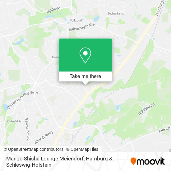 Карта Mango Shisha Lounge Meiendorf