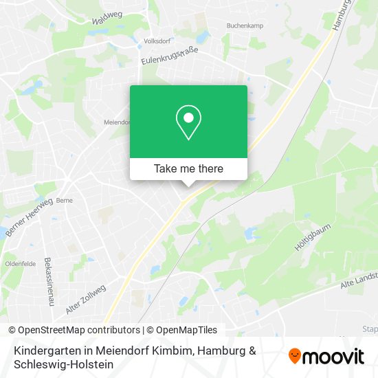 Kindergarten in Meiendorf Kimbim map