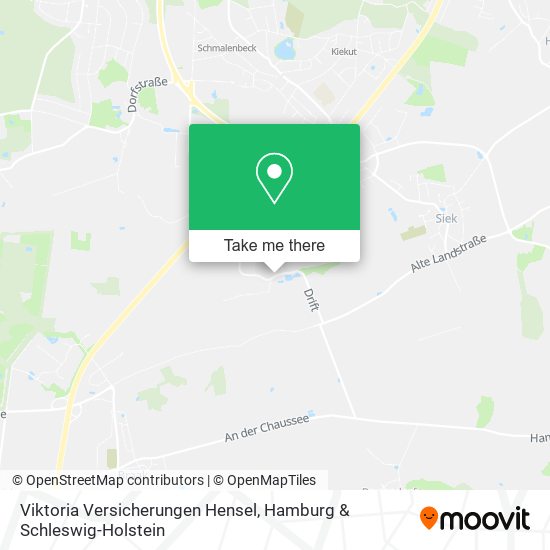 Viktoria Versicherungen Hensel map