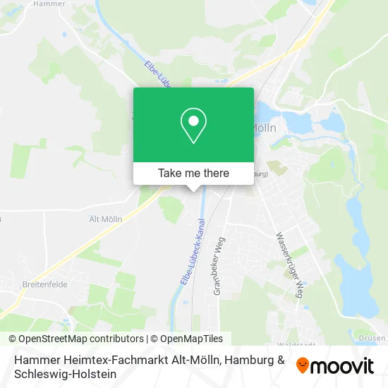 Карта Hammer Heimtex-Fachmarkt Alt-Mölln