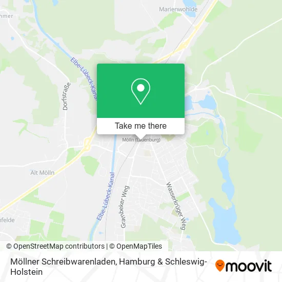 Карта Möllner Schreibwarenladen