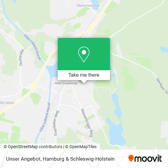 Карта Unser Angebot