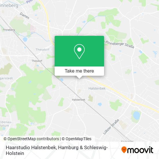 Haarstudio Halstenbek map