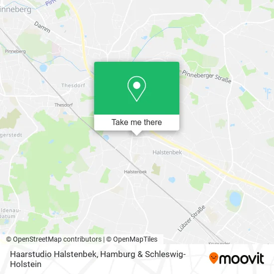 Карта Haarstudio Halstenbek