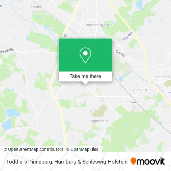Карта Toddlers Pinneberg