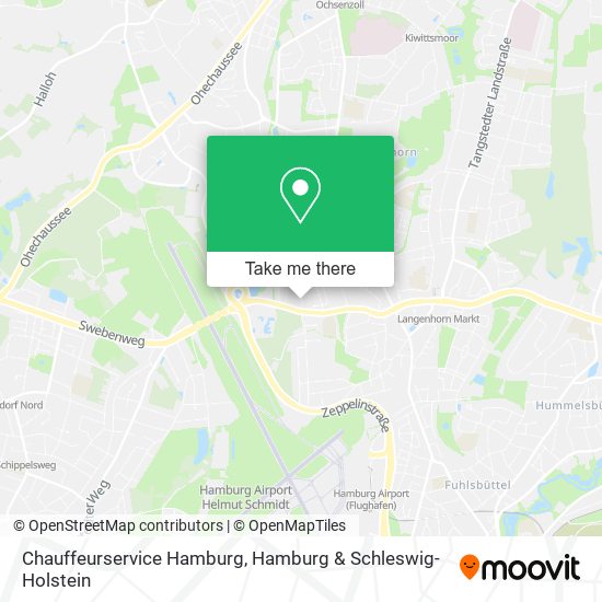 Chauffeurservice Hamburg map