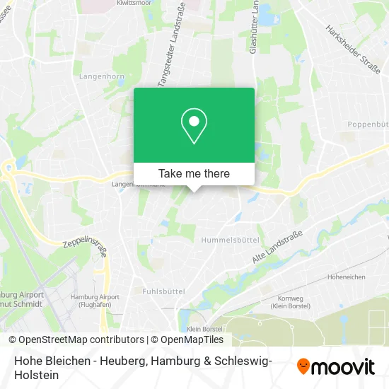 Hohe Bleichen - Heuberg map