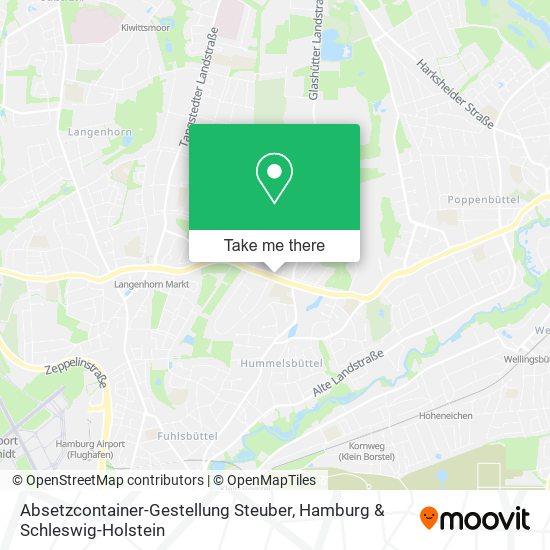 Absetzcontainer-Gestellung Steuber map