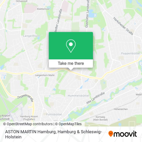 ASTON MARTIN Hamburg map