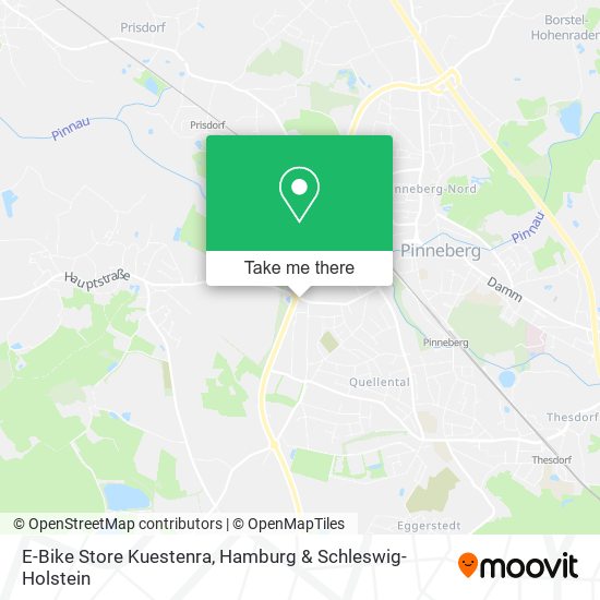 E-Bike Store Kuestenra map