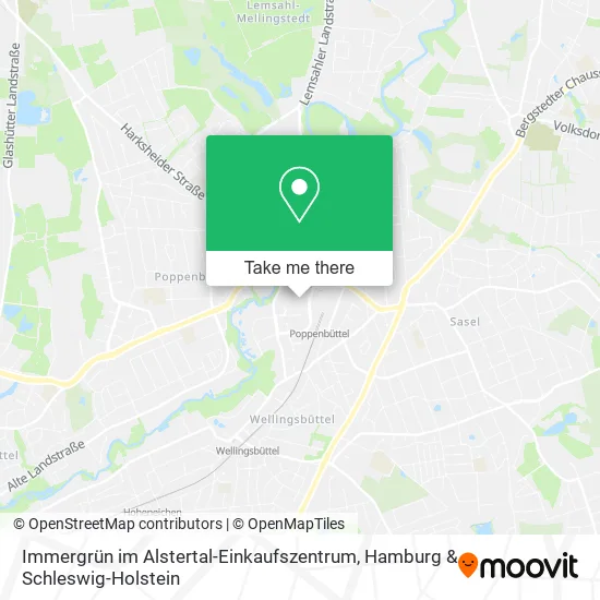 Карта Immergrün im Alstertal-Einkaufszentrum