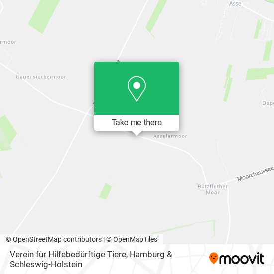 Verein für Hilfebedürftige Tiere map