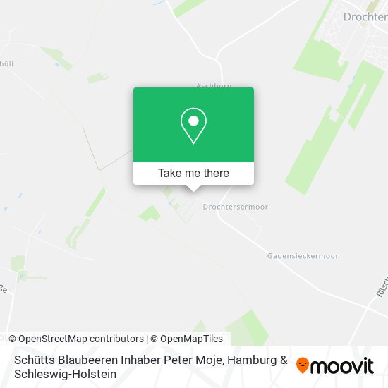 Schütts Blaubeeren Inhaber Peter Moje map