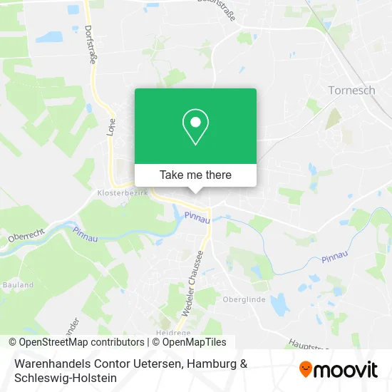 Карта Warenhandels Contor Uetersen