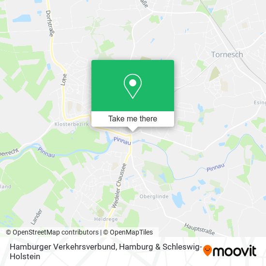 Hamburger Verkehrsverbund map