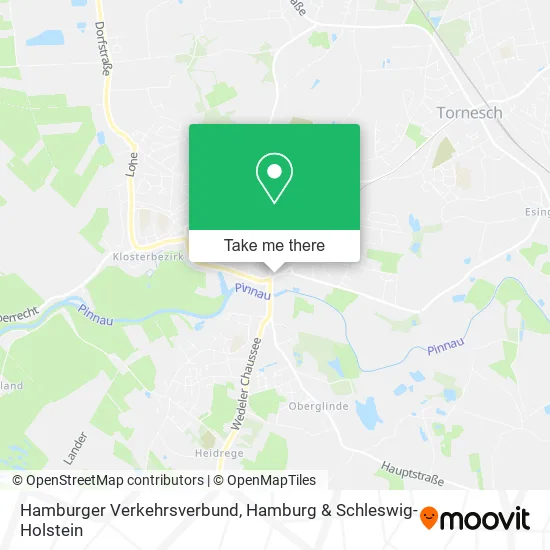 Карта Hamburger Verkehrsverbund