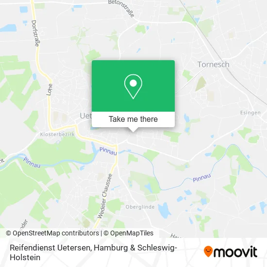 Карта Reifendienst Uetersen