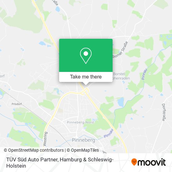 TÜV Süd Auto Partner map