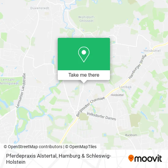 Карта Pferdepraxis Alstertal