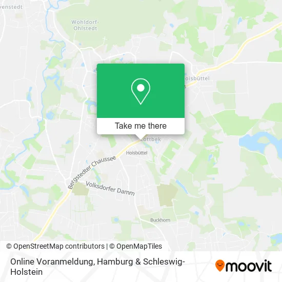 Карта Online Voranmeldung