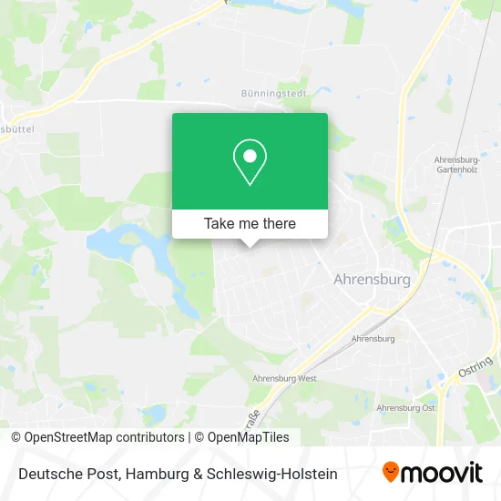 Карта Deutsche Post