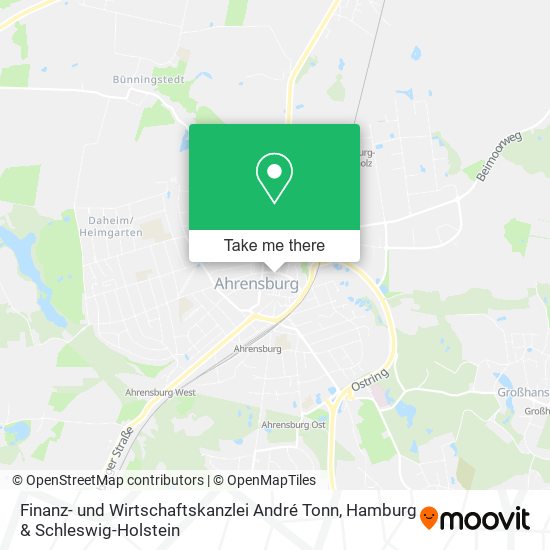 Finanz- und Wirtschaftskanzlei André Tonn map