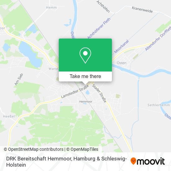 DRK Bereitschaft Hemmoor map