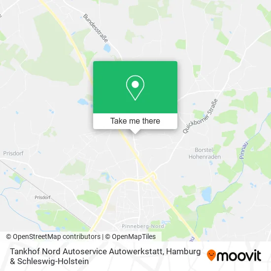 Карта Tankhof Nord Autoservice Autowerkstatt
