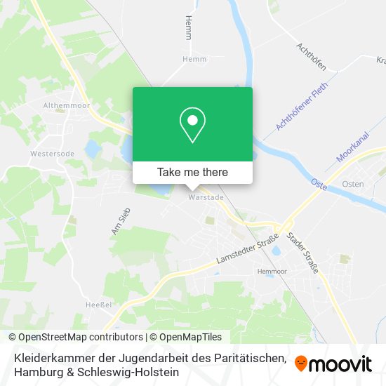 Kleiderkammer der Jugendarbeit des Paritätischen map