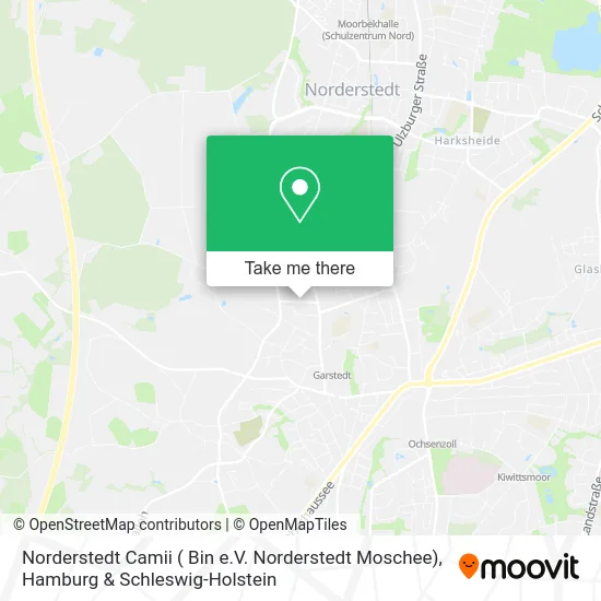 Карта Norderstedt Camii ( Bin e.V. Norderstedt Moschee)