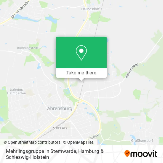 Карта Mehrlingsgruppe in Stemwarde