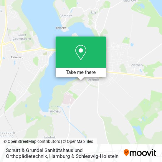 Карта Schütt & Grundei Sanitätshaus und Orthopädietechnik