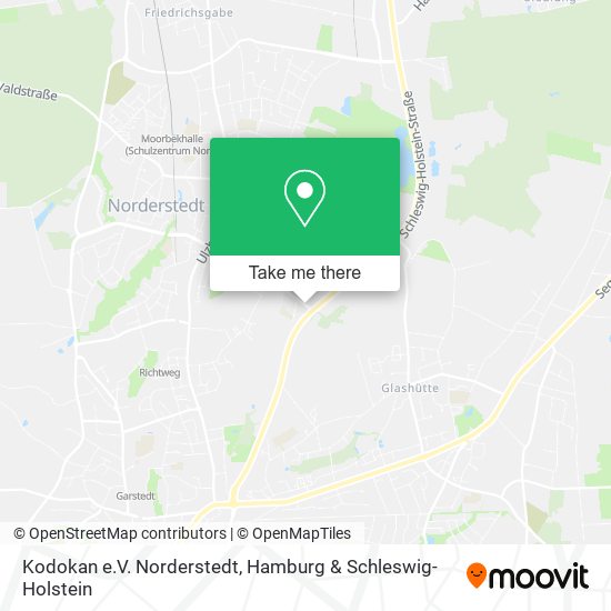 Kodokan e.V. Norderstedt map