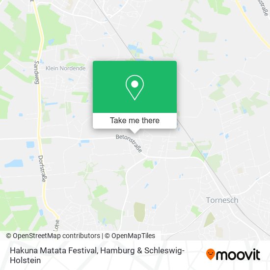 Hakuna Matata Festival map