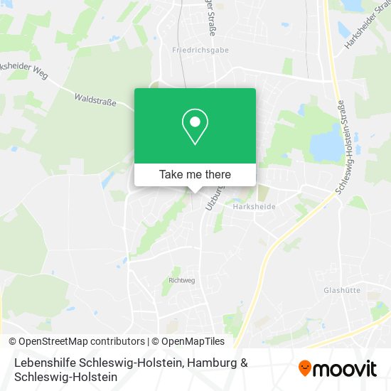 Lebenshilfe Schleswig-Holstein map