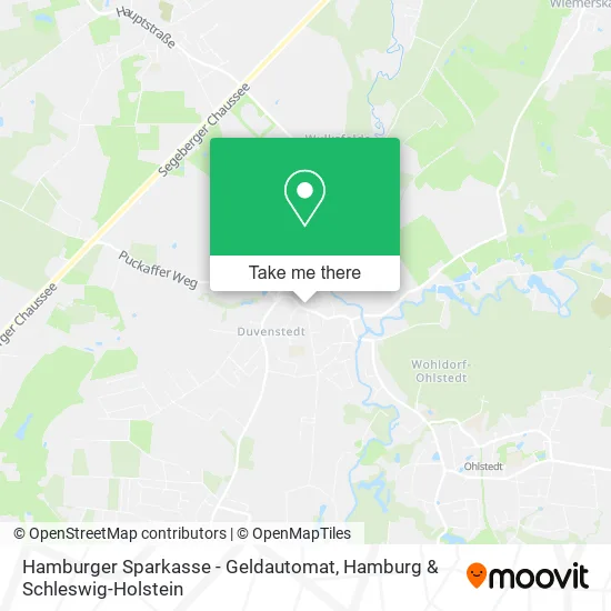 Карта Hamburger Sparkasse - Geldautomat